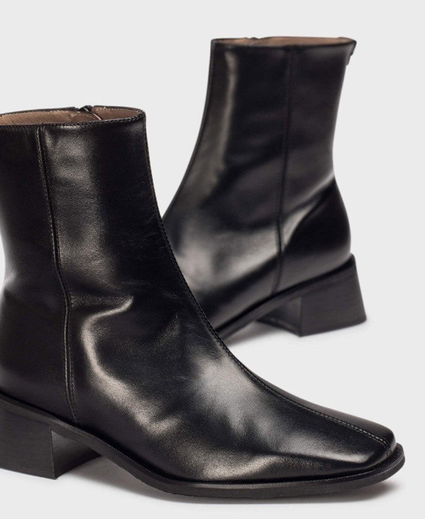 Botines de piel para mujer Wonders Ayla D-1601