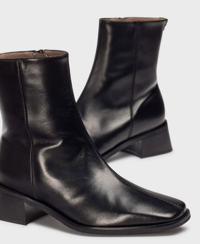 Botines de piel para mujer Wonders Ayla D-1601