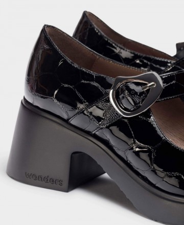 Wonders Flytres E-7103 buckle Mary Janes