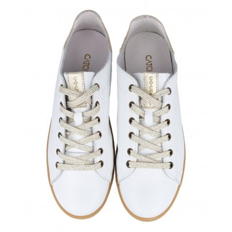 Zapatillas blancas de piel Catchalot 2981