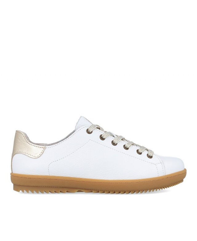 Catchalot 2981 white leather sneakers