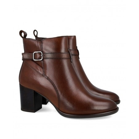 Catchalot 5742 brown heeled ankle boots