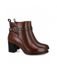 Catchalot 5742 brown heeled ankle boots