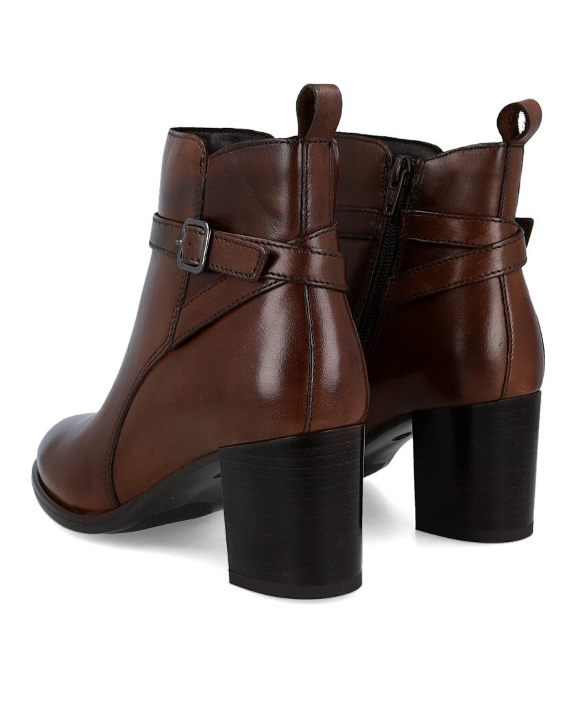 Catchalot 5742 brown heeled ankle boots