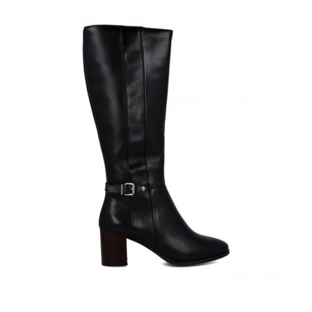 Botas negras de piel para mujer Catchalot 4271
