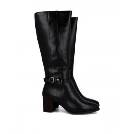 Botas negras de piel para mujer Catchalot 4271