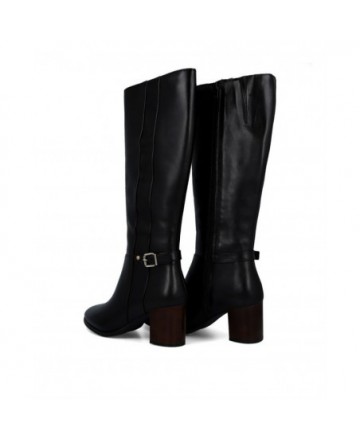 Botas negras de piel para mujer Catchalot 4271