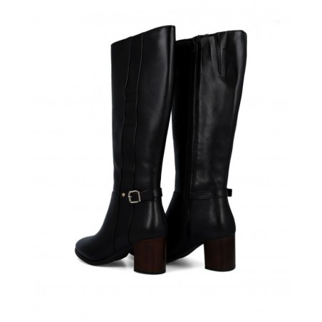 Botas negras de piel para mujer Catchalot 4271