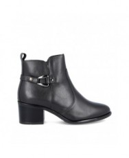 Catchalot 1977 black low-heeled ankle boots