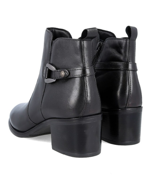 Botines negros de tacón bajo Catchalot 1977