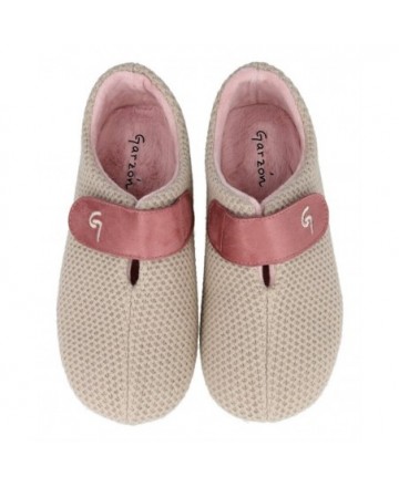 Garzon 5887.291 closed slippers with Velcro fastening