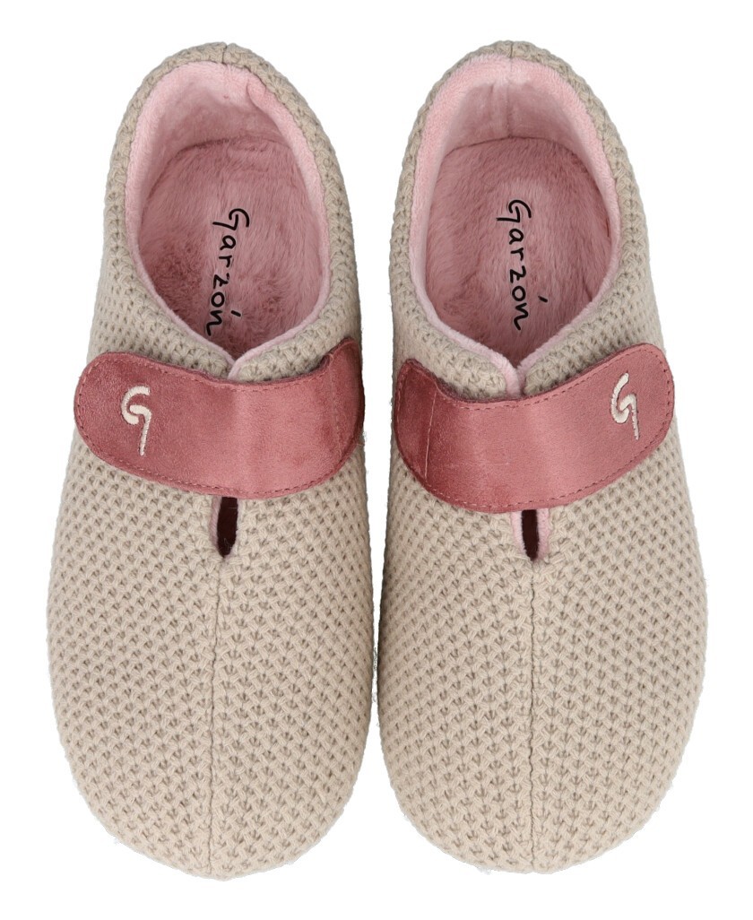 Garzon 5887.291 closed slippers with Velcro fastening