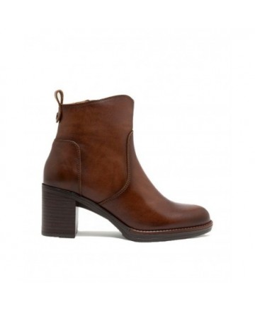 Botines marrones de tacón Porronet Raquel 4781