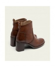 Botines marrones de tacón Porronet Raquel 4781