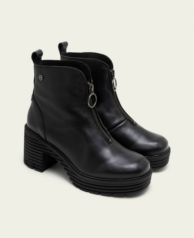 Porronet Mila 4774 ankle boots with front zipper