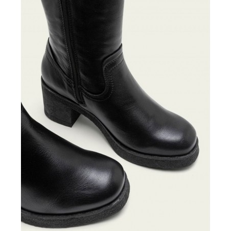 Bota de caña baja en negro Porronet Marni 4764