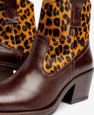 Botines cowboy leopardo Yokono Brava-002