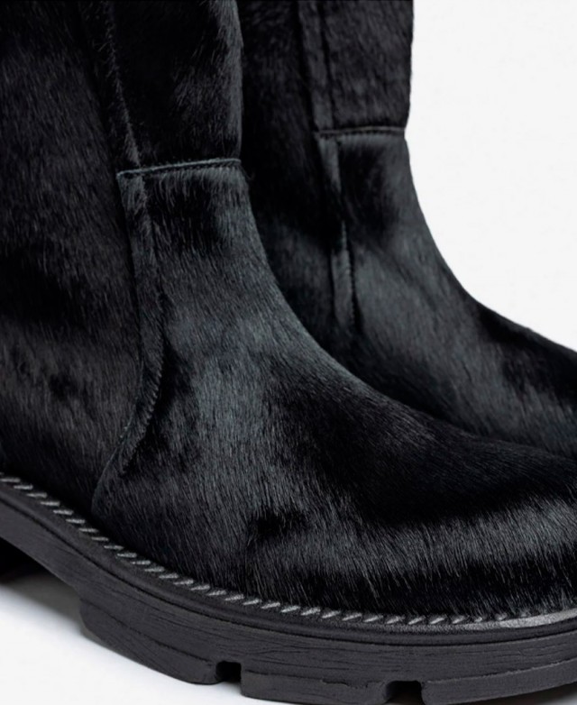 Botines de pelo liso Yokono Elze 011