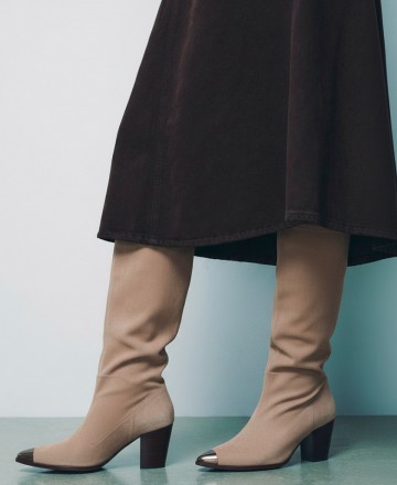 Miss Elastic Emira 78133 Women's Camel Boots