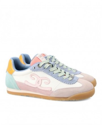 Zapatillas de piel multicolor Carmela 163119