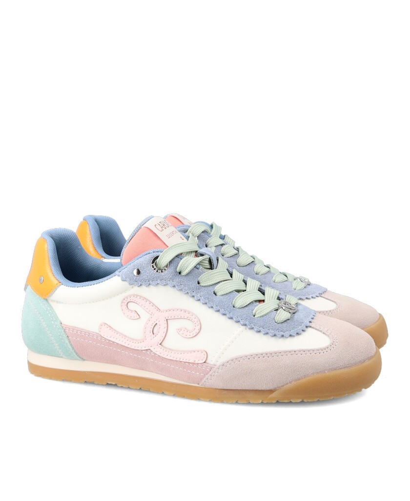 Zapatillas de piel multicolor Carmela 163119