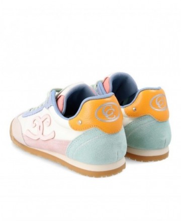 Zapatillas de piel multicolor Carmela 163119