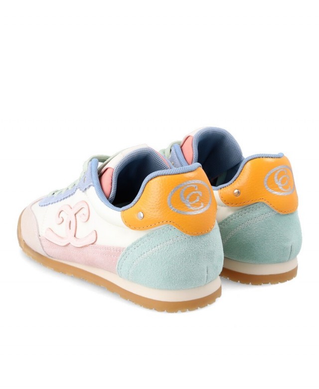 Zapatillas de piel multicolor Carmela 163119