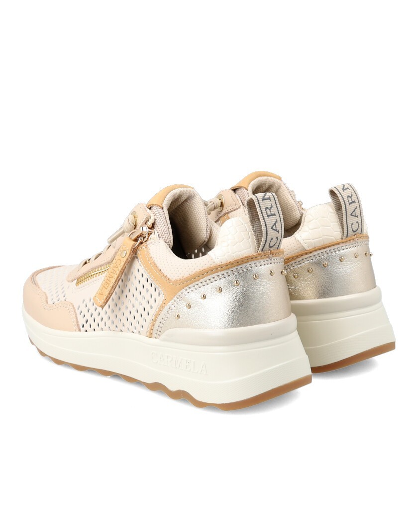 Zapatillas casual con cremallera Carmela 163098