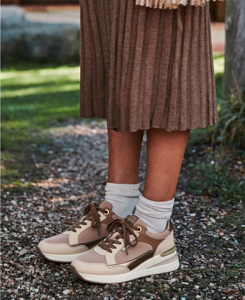 Dangela 29066 Taupe Urban Sneakers