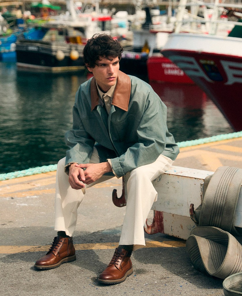 Elegant Fluchos Buggy F2321 leather ankle boots