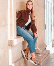 Taupe and Brown Amarpies 29416 Shoes