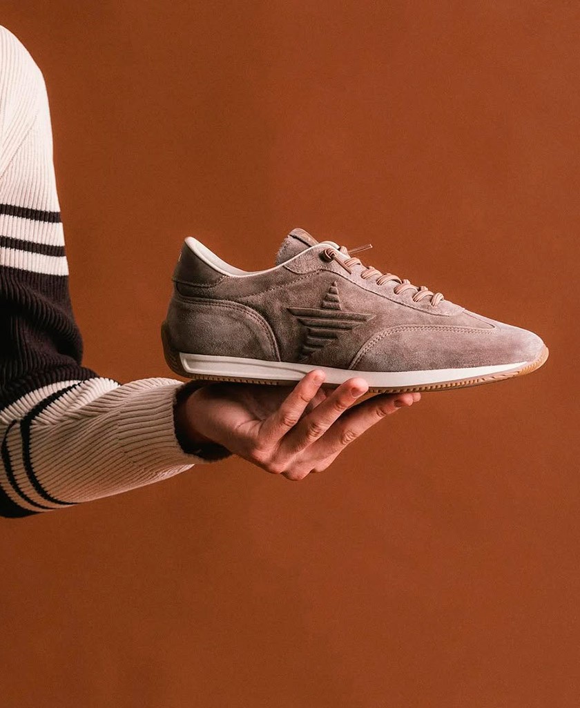 Cetti C-1381 Taupe Casual Leather Sneakers