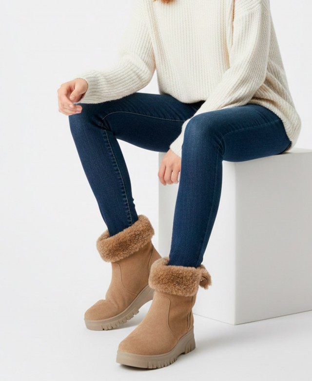 Imac 857037.7176.013 Camel Boots with Warm Lining