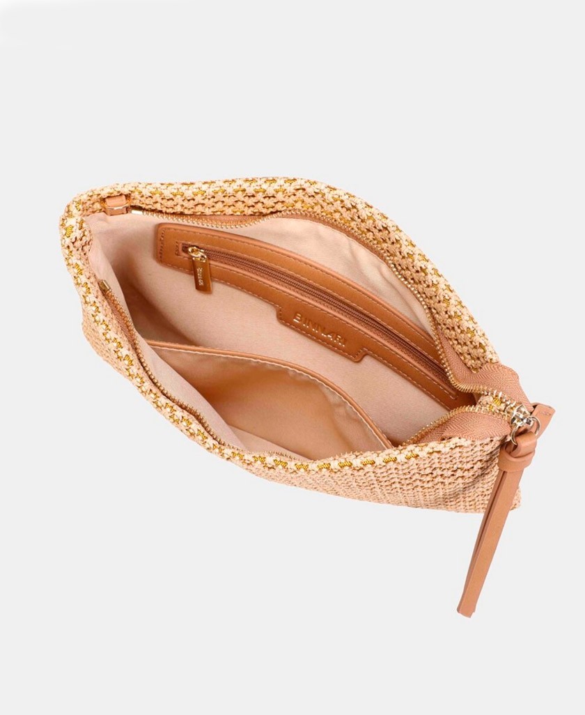 Bolso mano rafia Binnari Lia 21010