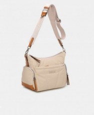 Bolso beige Binnari Yuca 21162