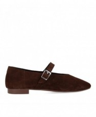 Chocolate brown Mary Janes Stilmoda 6405