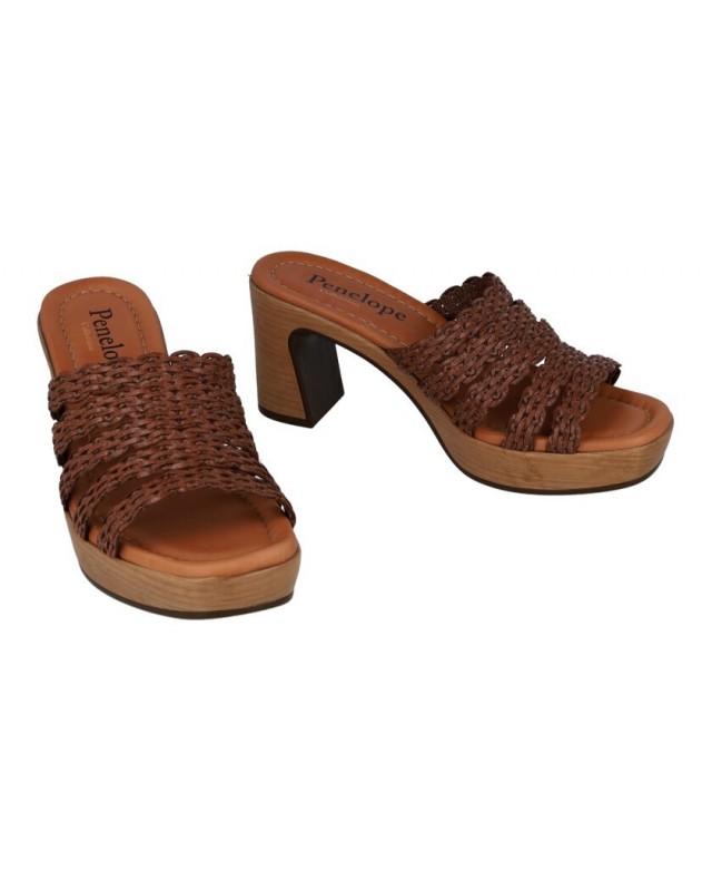 Zuecos tacón ancho Penelope  6513