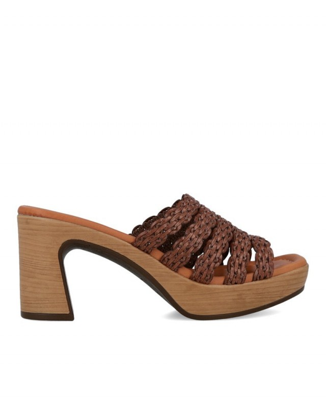 Zuecos tacón ancho Penelope  6513