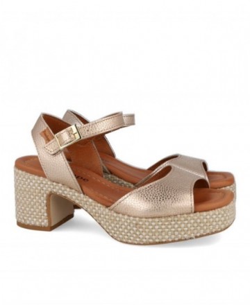 Penelope 6461 leather peep toe sandals