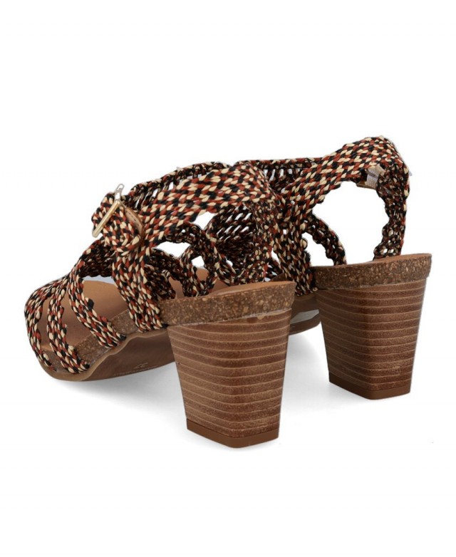 Penelope 6387-575 braided strap sandals