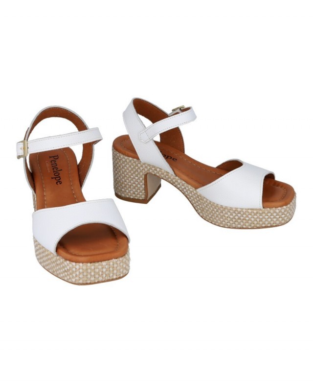 Sandalias blancas de mujer Penelope 6461