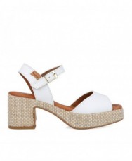Penelope 6461 women's white sandals