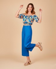 Penelope 6461 leather peep toe sandals