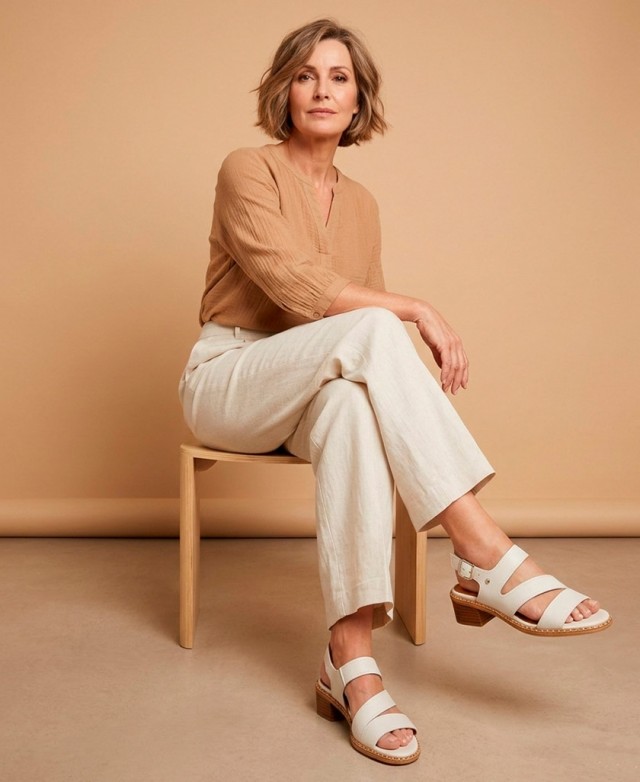 Pikolinos Blanes white sandals W3H-1635