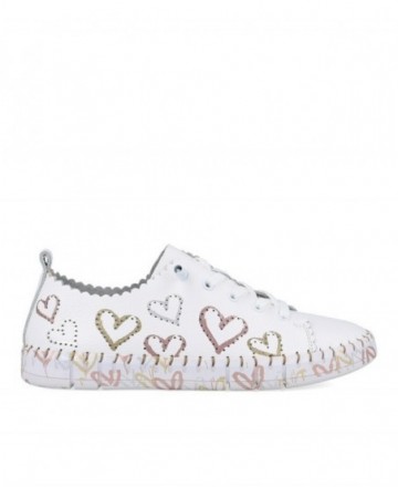 Zapatillas blancas Happy Monk Creta-30