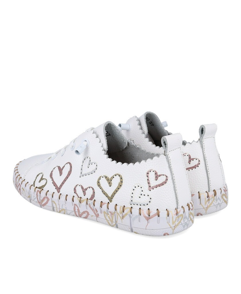 Zapatillas blancas Happy Monk Creta-30