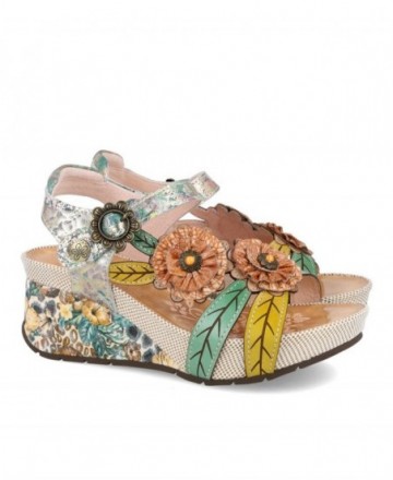 Sandalias de cuña Laura Vita Barry 41