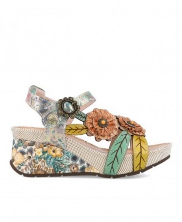 Sandalias de cuña Laura Vita Barry 41