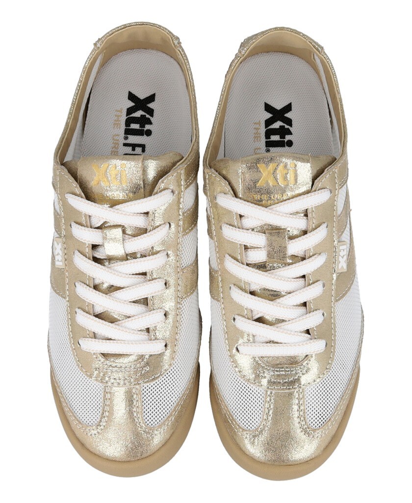 Sneakers metalizadas XTI 145442012
