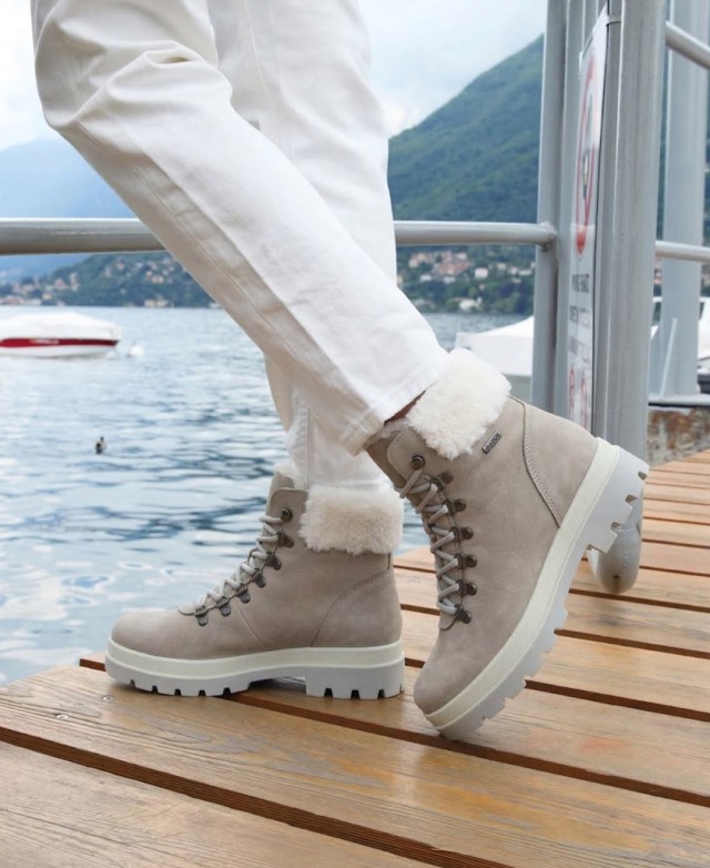 Imac 457788 Women's mountain ankle boots with fur